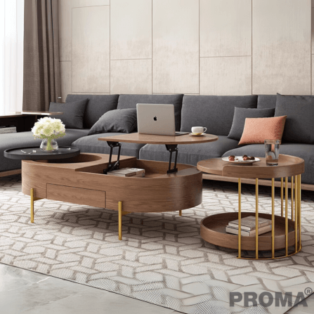 [Pre-order] โต๊ะกลาง Proma-CTB-41-01 สีน้ำตาล_8